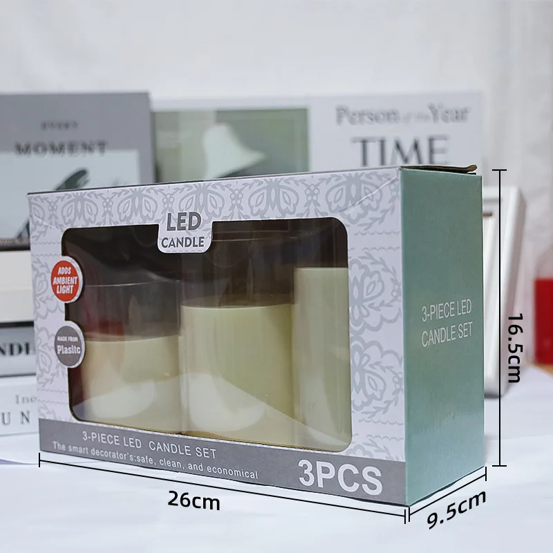 Led Candle Light Electronic Battery Power Candles Flameless Flicker Candles For Wedding Decorative Light