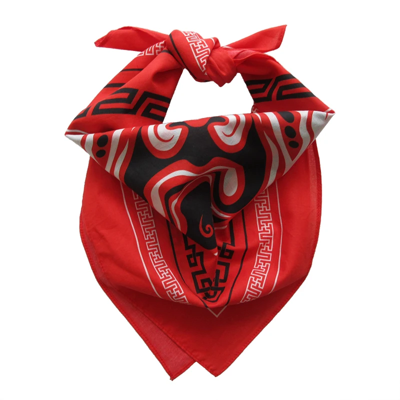 Bandanas Square 100% Cotton Novelty Headband Handkerchief Paisley Cowboy Scarf