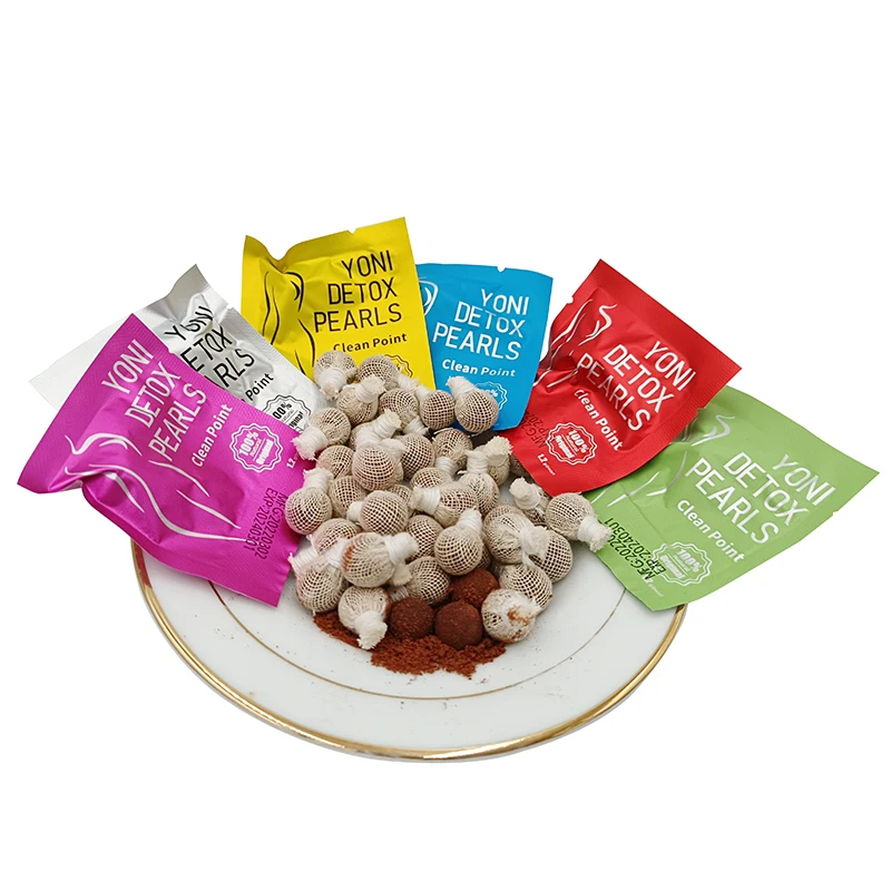 OEM Hot selling private label yoni pearls Feminine Tampon Yoni Detox Pearls Vaginal detox pearls