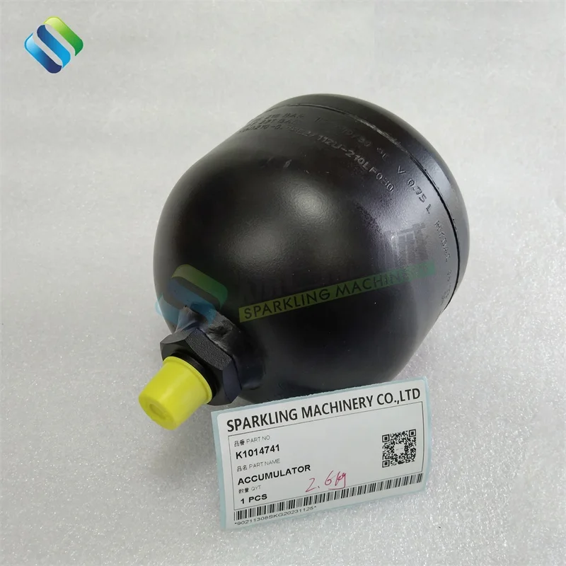 SKGM K1014741 DL160 DL220-3 Excavator Spare Parts Accumulator K1014741
