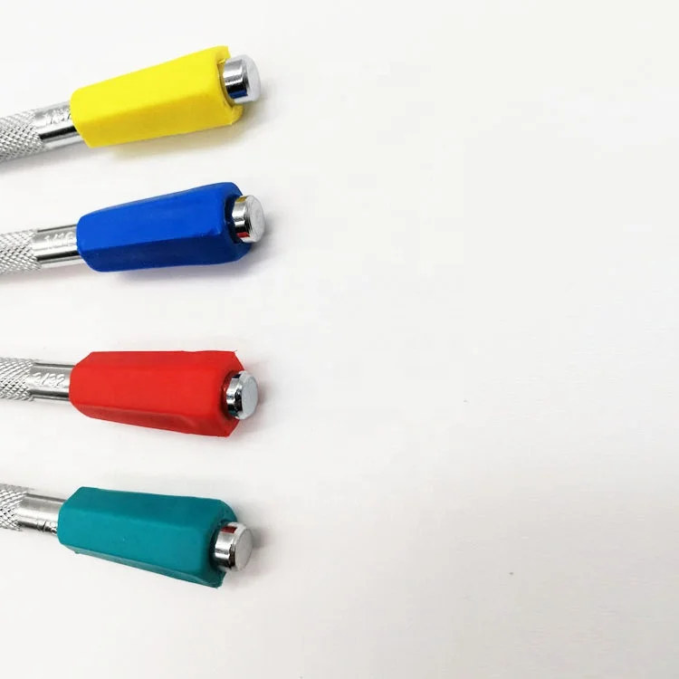 Hot Sale 4-Piece Strong Steel Taper Punch Set with Colorful Plastic Handle