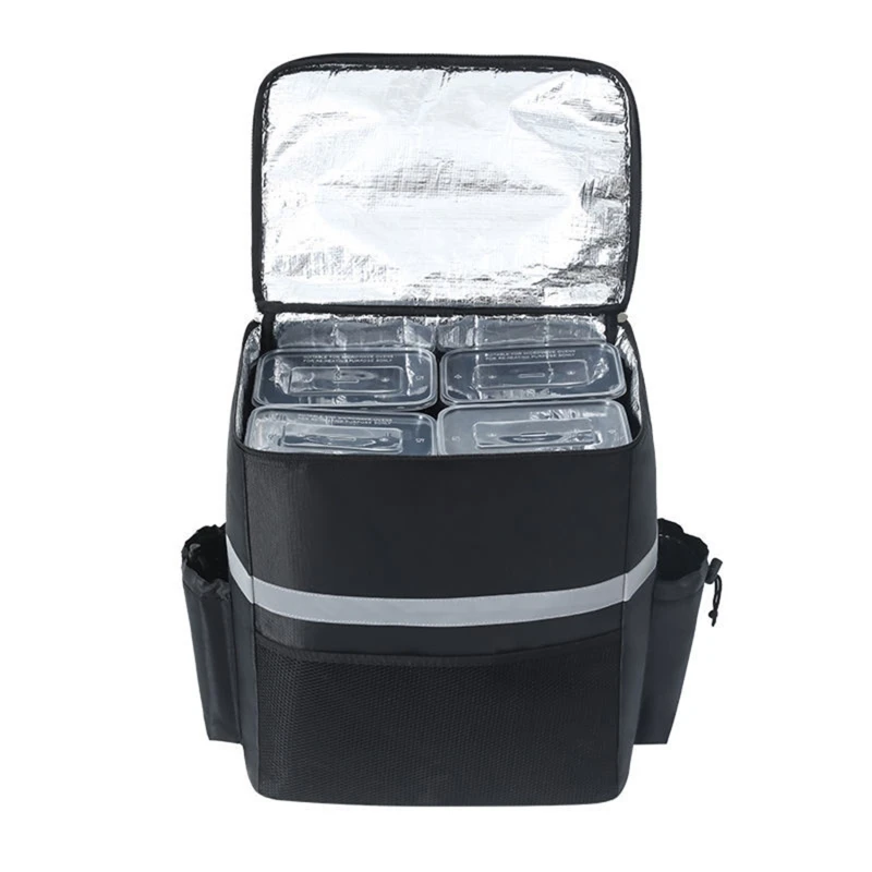 SAMPLE Extra Large Thermal Cooler Bag Takeaway Box Fresh Keeping Food Delivery Backpack Insulated Cool Bag FREE SAMPLE Oxford