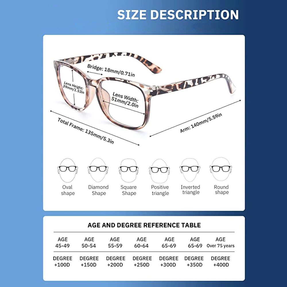 Fashion Women Readymade Pack Reading Glasses Blue Light Blocking Filter Uv Ray Designs Frame