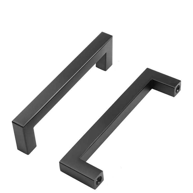 Metal Cabinet Drawer High Quality Accessories Hollow Square Pull Handle for kitchen