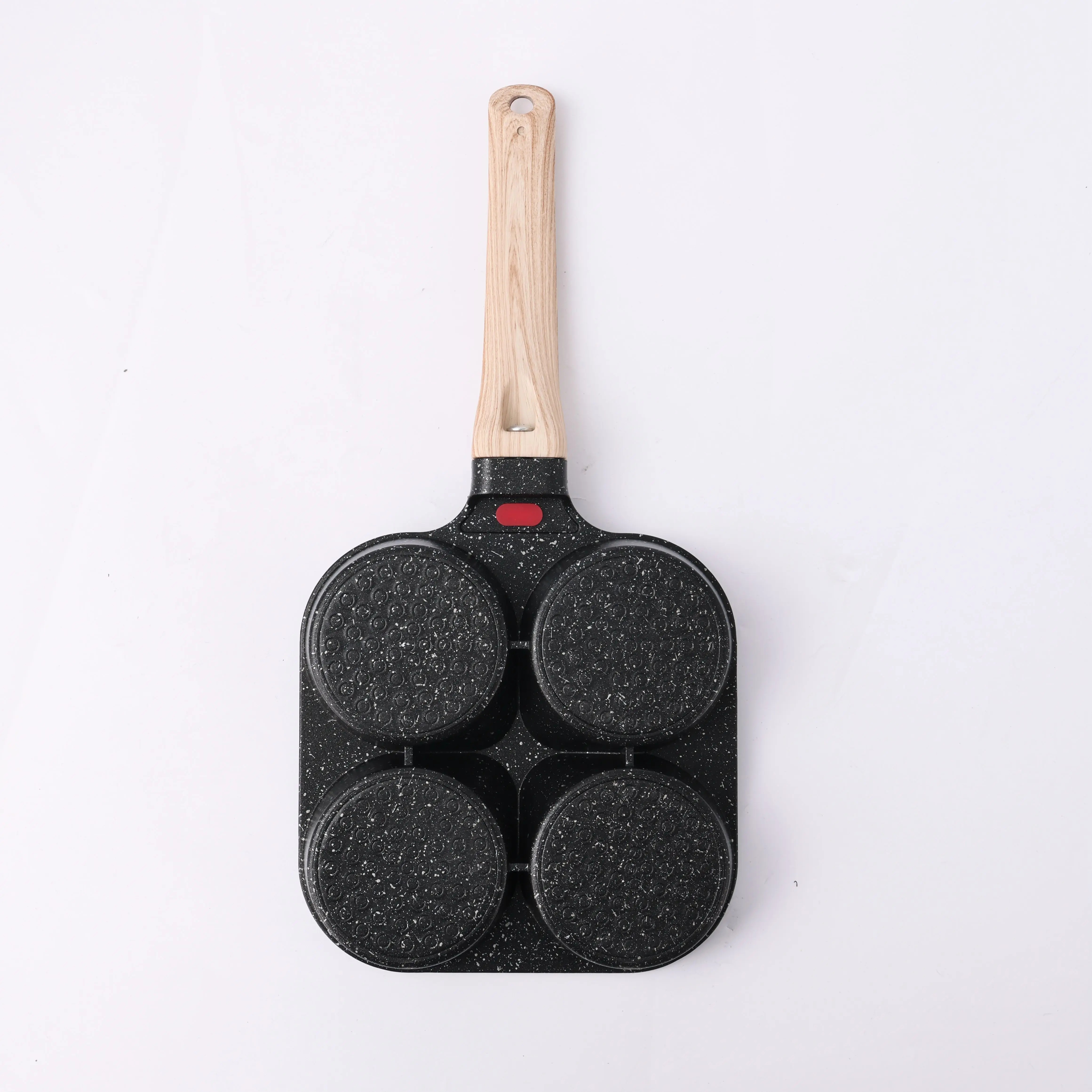 Low Price Good Quality Four-Hole Uniform Heating Convenient Cleaning Frying Pan Set