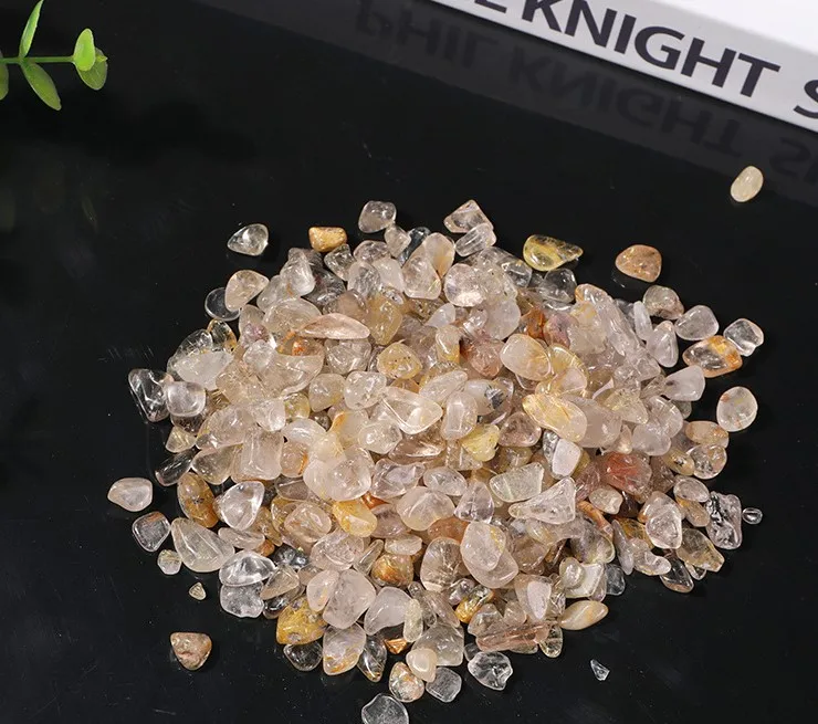 CHENYISHI оптовая продажа натуральные золотые чипсы для медитации подарков 3-5 мм 5-7 7-9 9-12 украшения