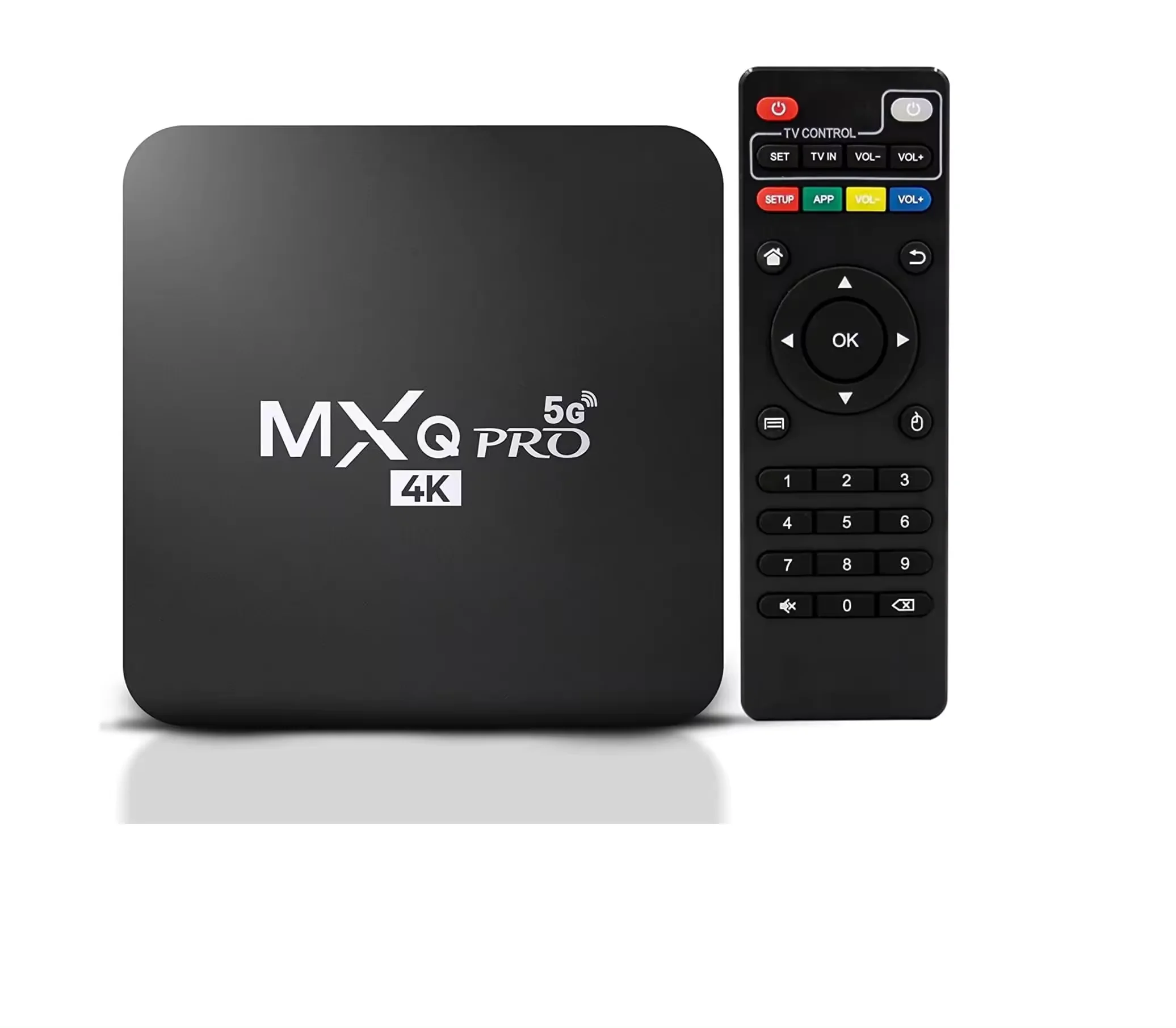 Hot Sale MXQ PRO 4k Smart TV Box with TV Remote Control 2+16GB HD Android 131 TV Box 2.4G/5G WiFi Home Media Player