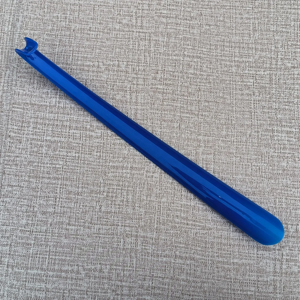 16.5 inch Plastic Shoe Spoon Long Handle Shoe Horn for Seniors Men Women Kids elderly