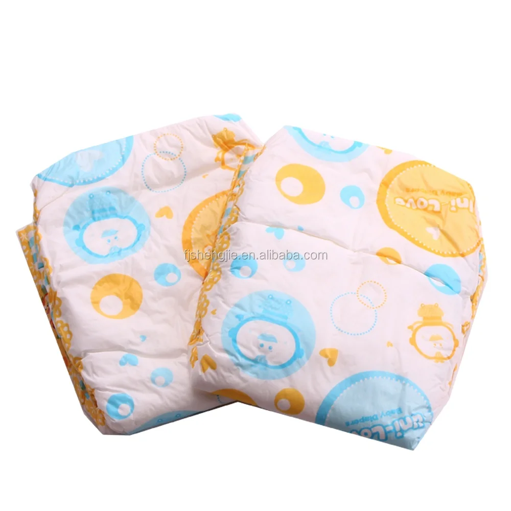 customized printed soft cotton disposable recycling adult sized baby diapers wholesale in kenya market