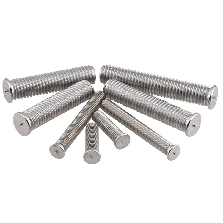 ISO 13918 (PT) M4 M5 M8 6-32 8-32 Pressure Rivet Head Self-Clinching Stud Screw Self Clinching Stud Welding With Tip Ignition