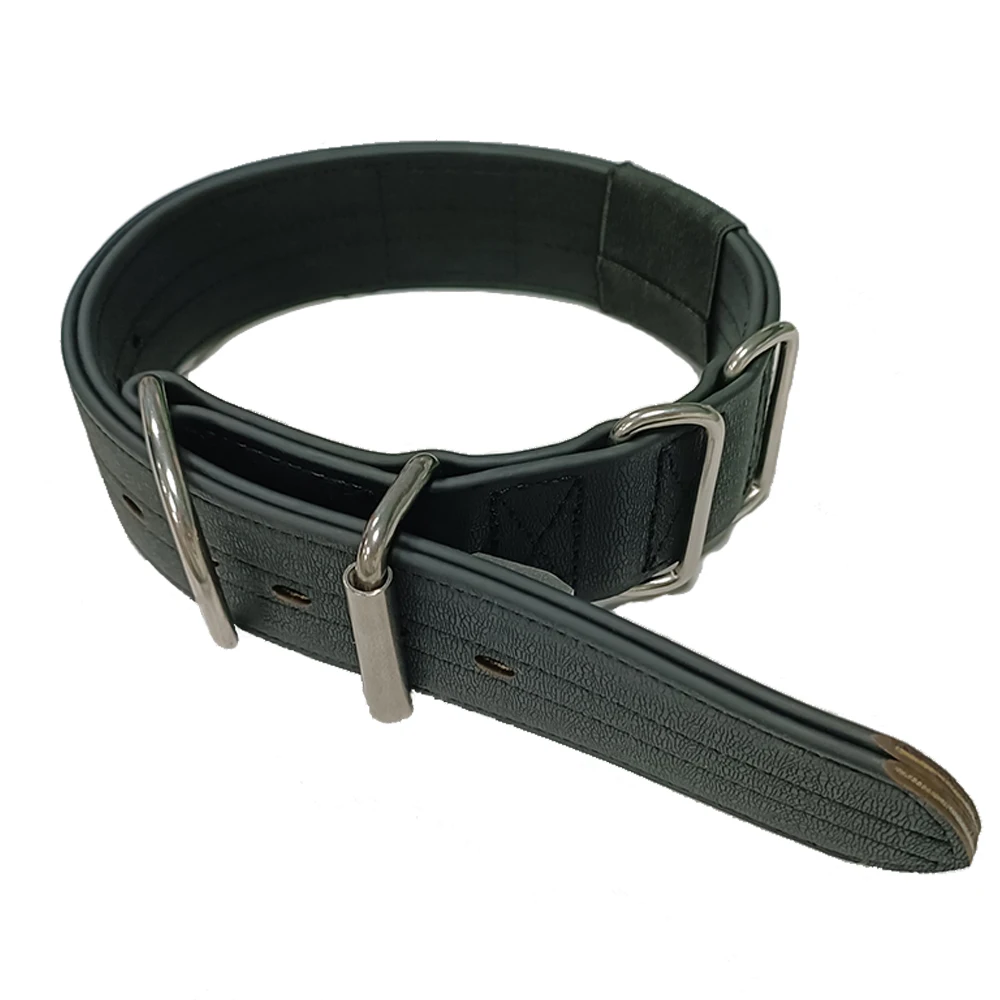 Heavy Duty Tactical Dog Collar PVC Waterproof Adjustable Outdoor Suitable training Personalized custom dog collar