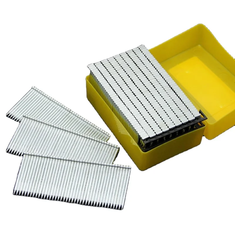 Copper Plated 22Ga Staples Customized Staples 10mm High Quality 84 Series Staples for Furniture
