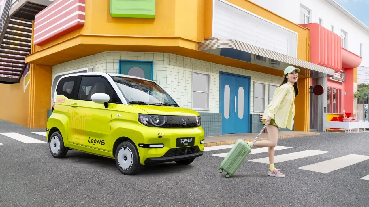 Chery New Energy QQ Ice Cream 3-Door 4-Seater Electric Vehicle with 170km Range