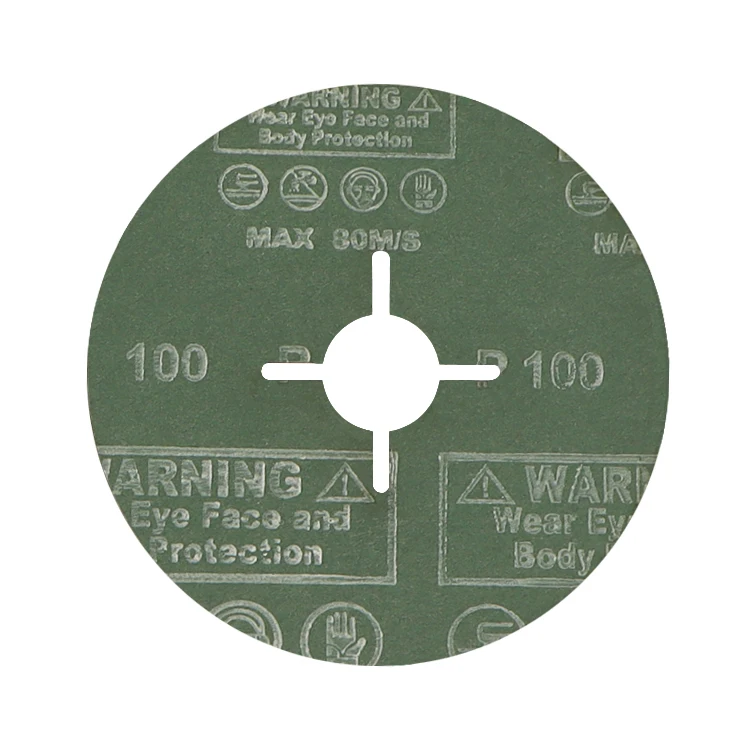 Aluminum Oxide Round Fiber Disc For Grinding Metal Stainless Steel Stone