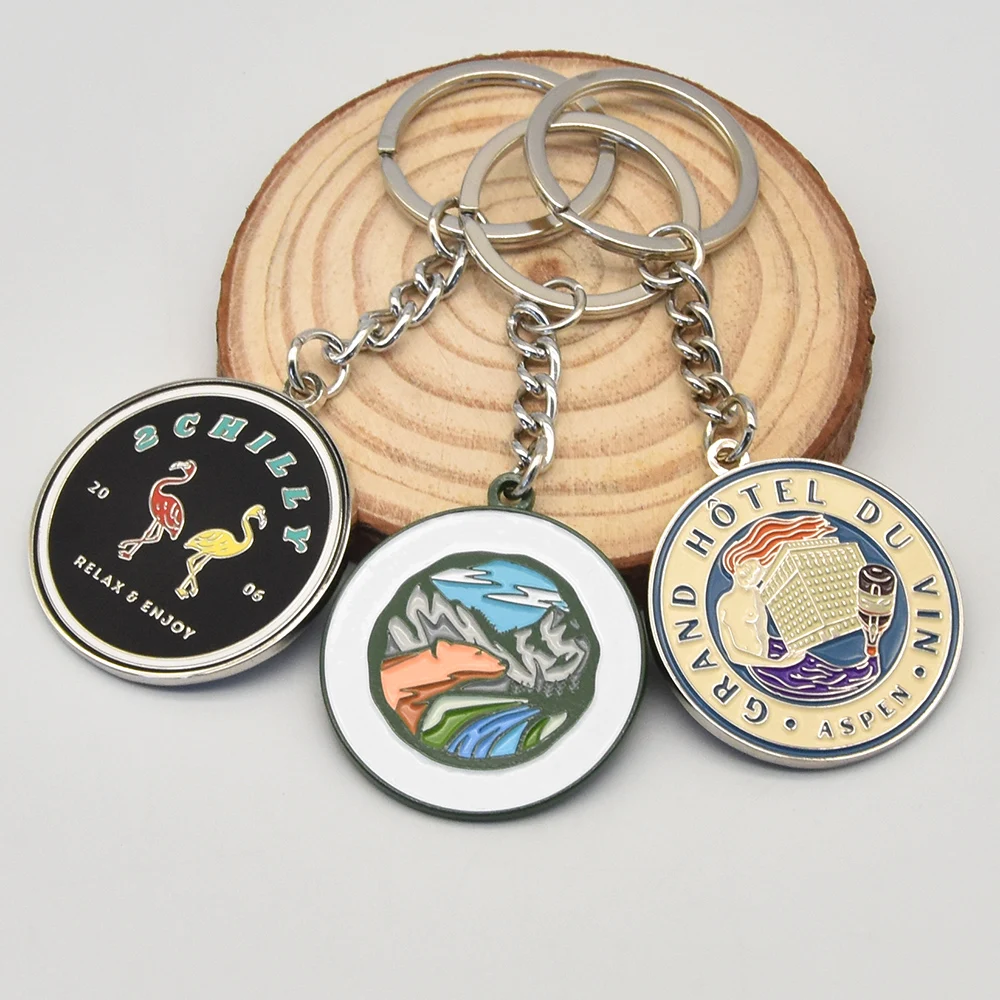 Personalized novelty corporate custom keychain gifts for executives