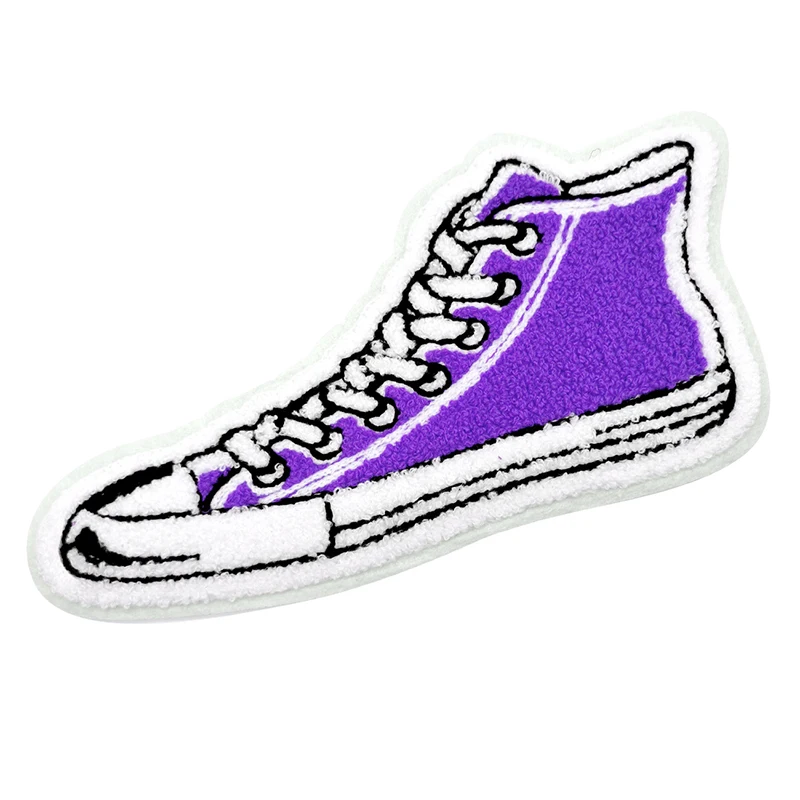 Самые популярные модные брендовые шенильные нашивки для кроссовок, тканевые наклейки