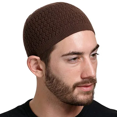 Мусульманская молитвенная шляпа Kufi мужские шерстяные шляпы купольная для