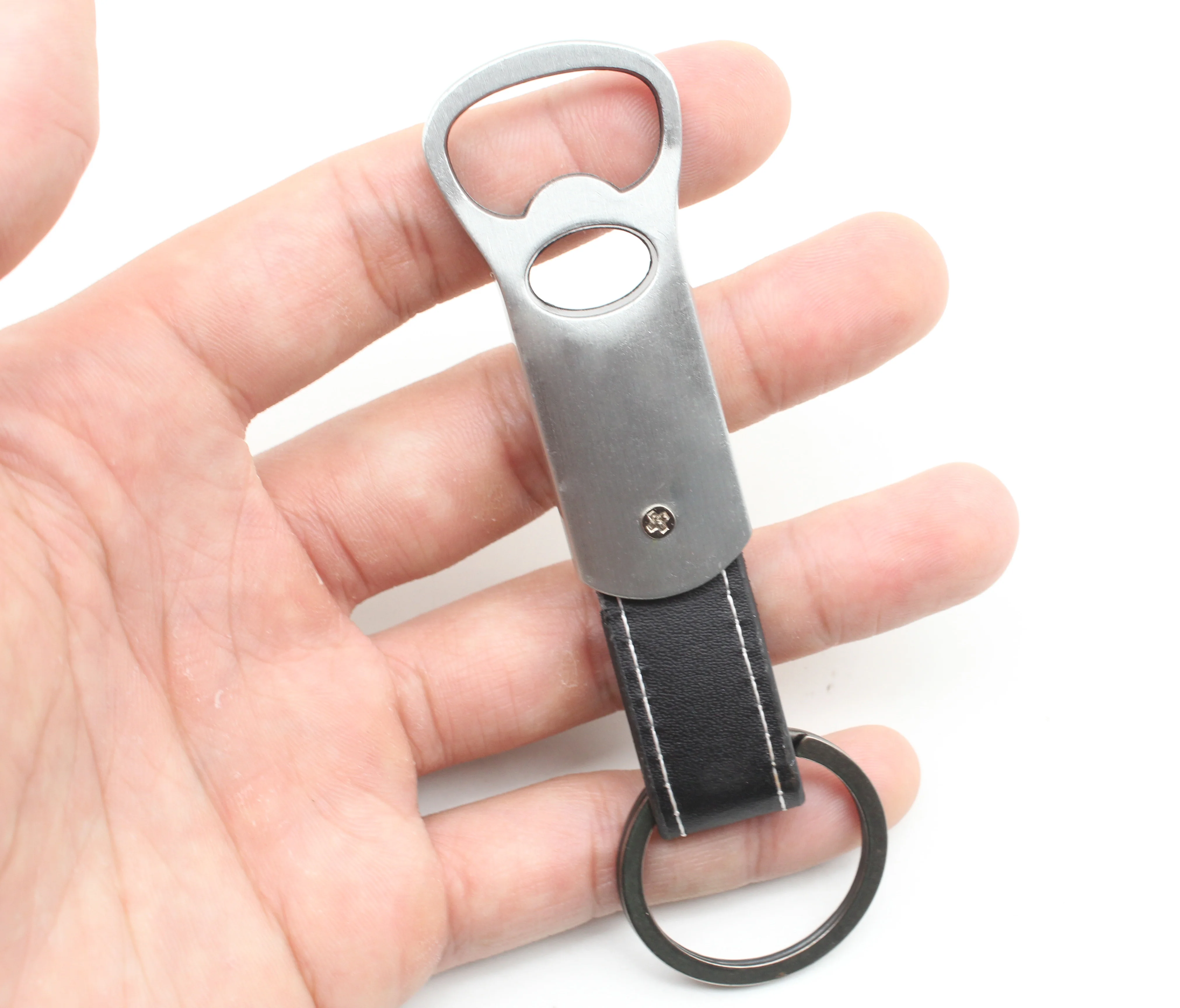 Las Vegas Tourist Souvenir Antique Metal Leather Strap Keyring Nevada Keychain