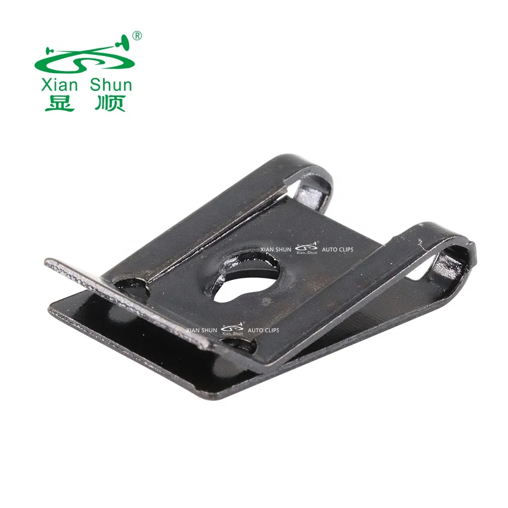 Xianshun car clip Extruded nut Nylon stainless steel standard U Nut clamp for vehicle door panel bumper clip and fender liner