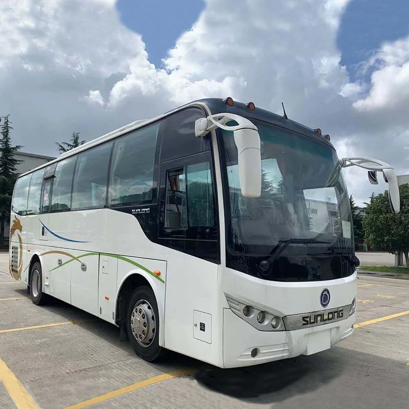 SLK6930 2+2 Layout 32 Seats Tour Coach Bus 9m Long Transport Diesel Coach Bus with AC