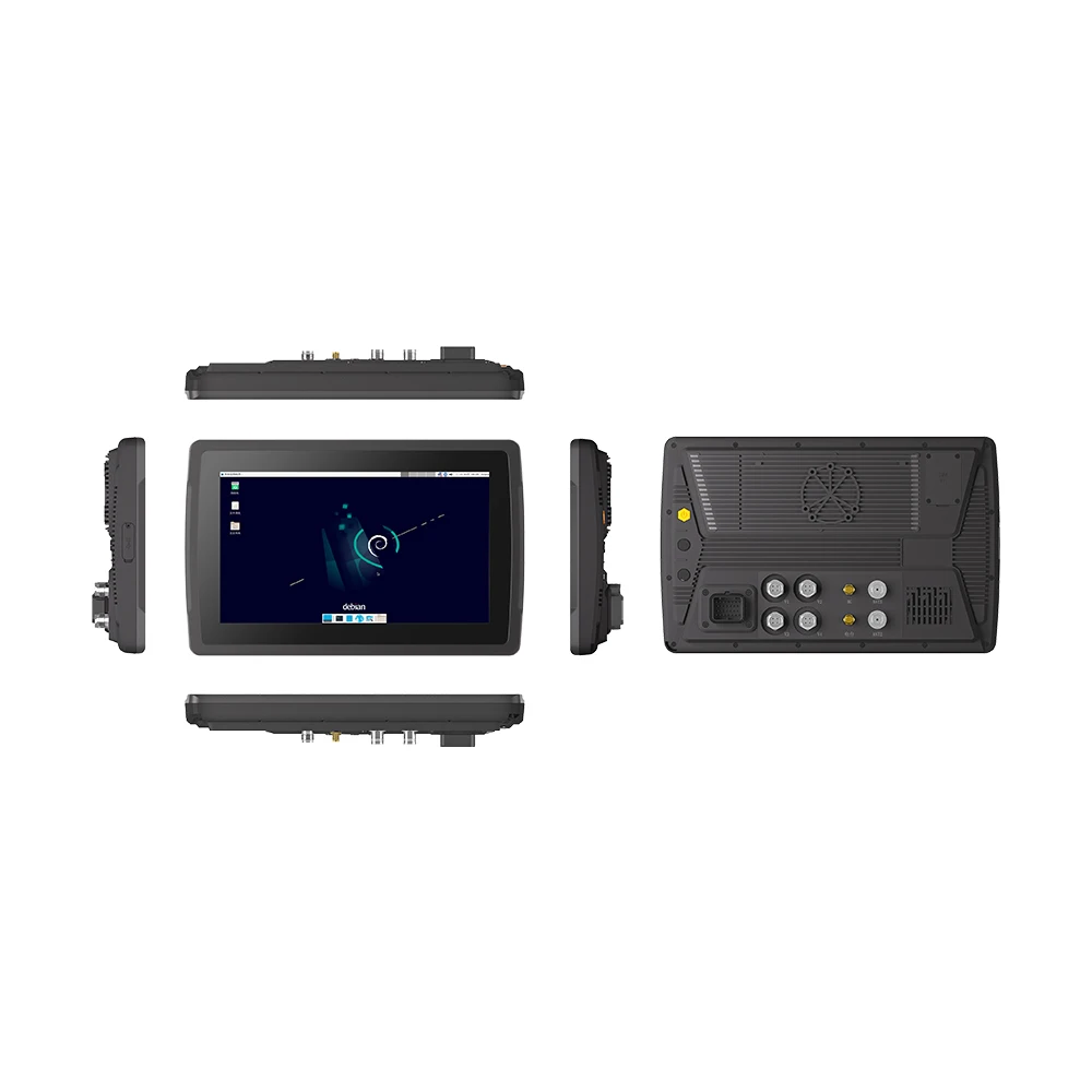 OEM 10.1 inch Android Industrial Terminal 4G Waterproof Vehicle Mount Ip67 Rugged Tablet with WiFi USB Interface V12R