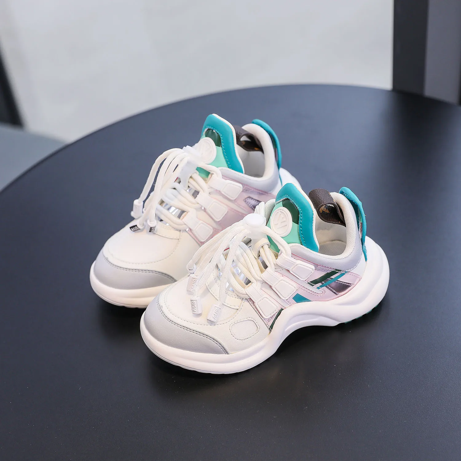 Toddler Little Big Children Lace-Up Brand School Casual  Shoes Kids Fashion Designer Sneakers for Girls Boys Sports Footwear