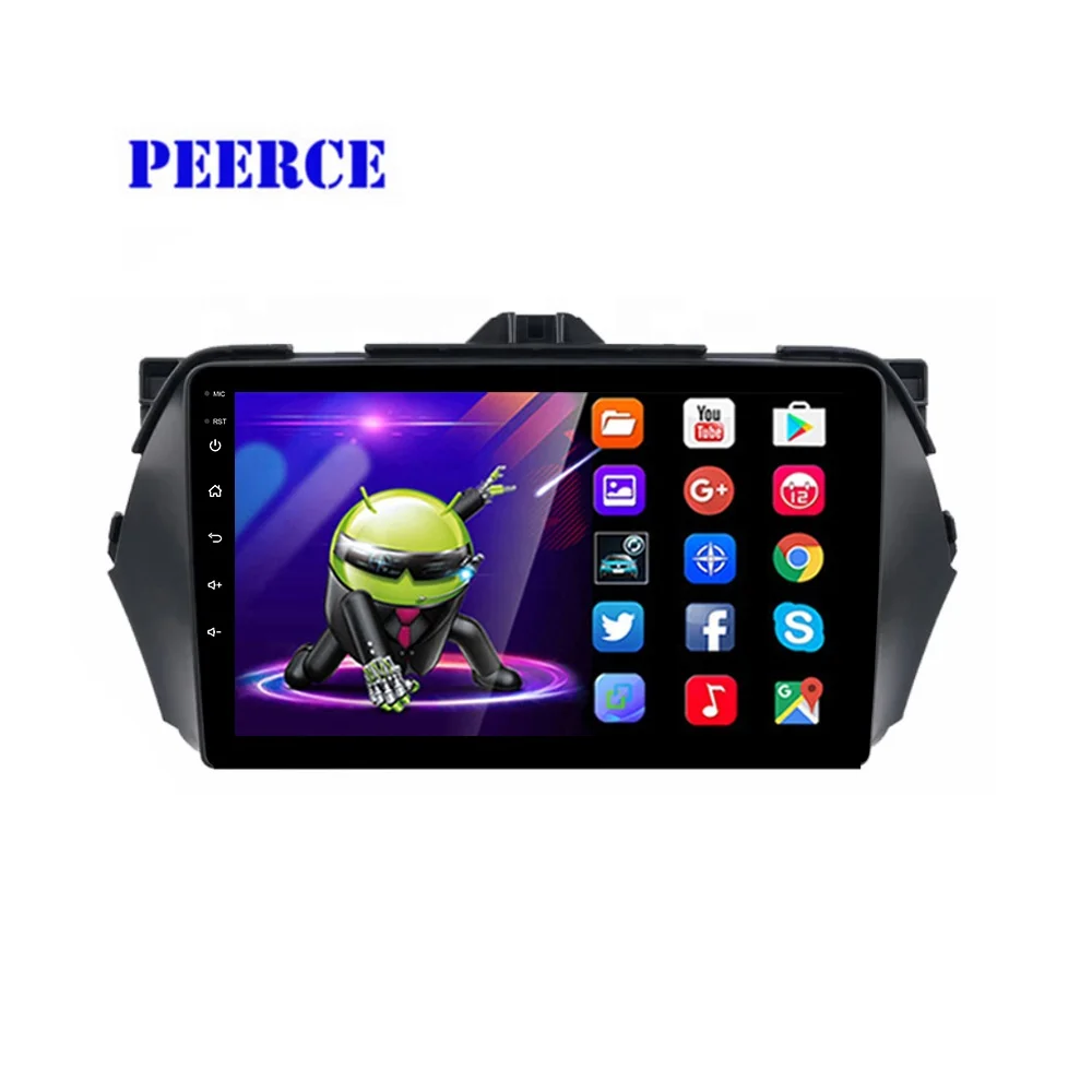 Best sellers 9 inch car radio for Suzuki Ciaz Alivio 2014-18 android GPS 1024*600 1+16GB WiFi car dvd player