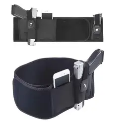 Оптом Регулируемый Неопреновый Универсальный скрытый пояс для живота кобура поясная сумка Пистолет Ремень Кобура Универсальный