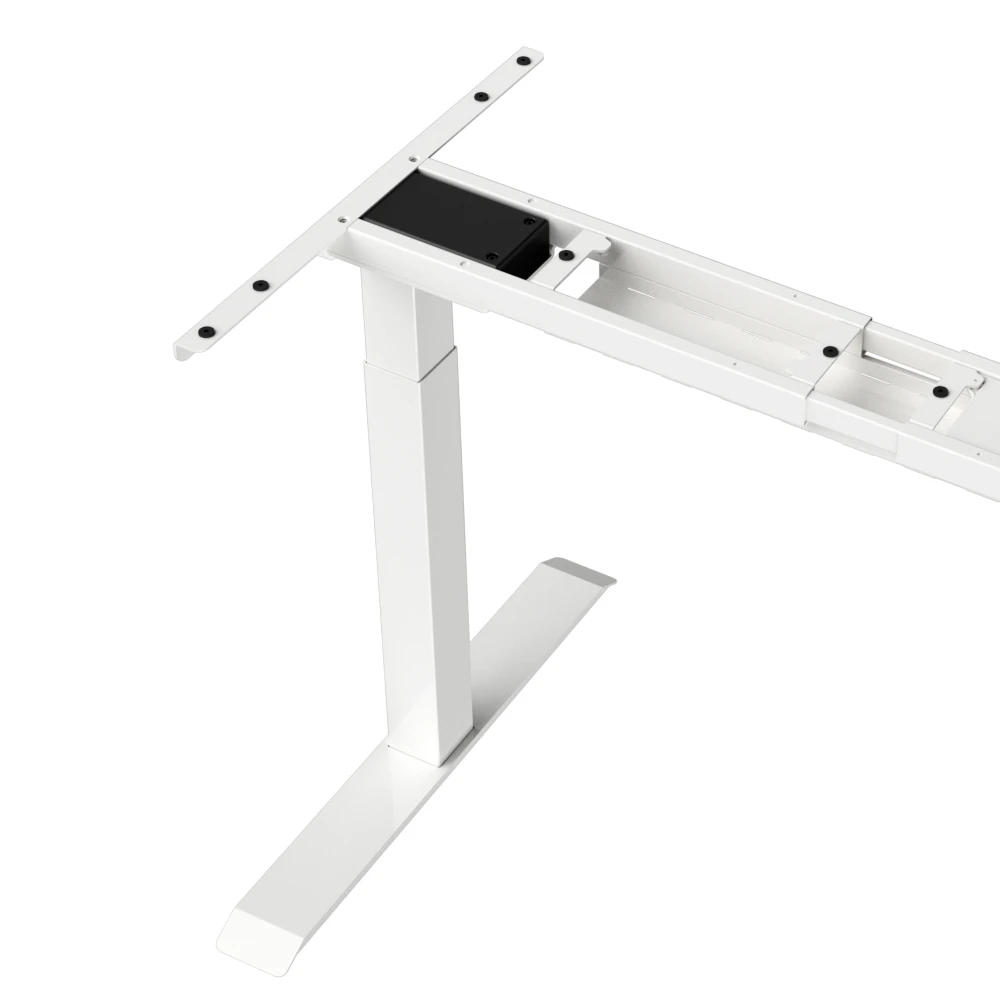 Standing Desk Frame White Black Gray Corner Modern Ergonomic Lift Sit Stand Bamboo Manual Electric Height Adjustable Table Legs