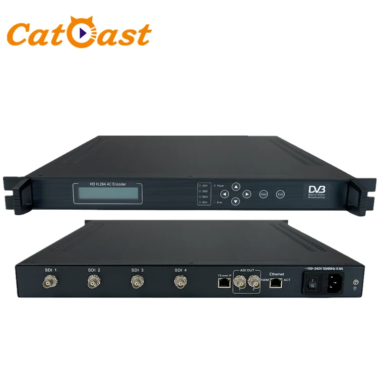 HD-SDI MPEG4 AVC/H. 264 HD энкодер поддерживает Ts (UDP) через IP и IPTV