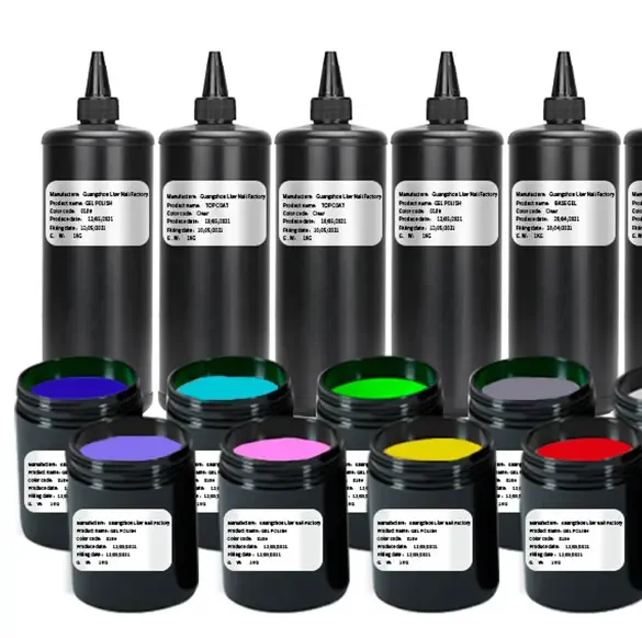 Bcol UV nail gel polish Medium Quality private Logo label Wholesale Professional Supplier colors OEM/ODM 1kg per color