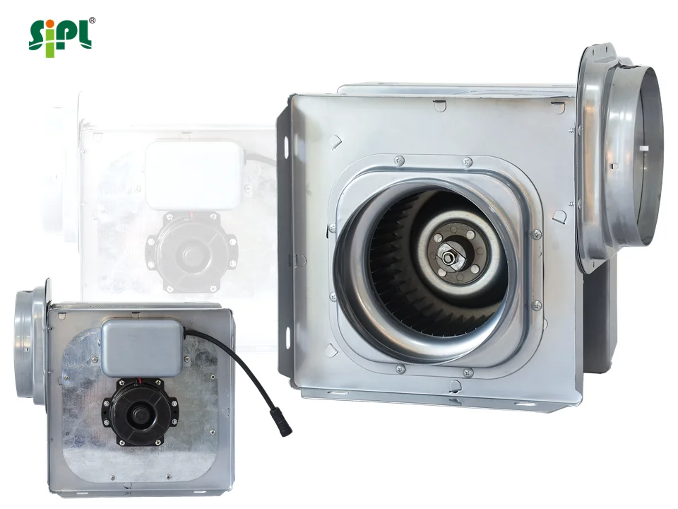 Eco Solar Vent Tool Sunny Multi-Purpose Double Inlet Outlet Ceiling Roof Wall Mount Centrifugal 4' Air Conditioning Exhaust Fan