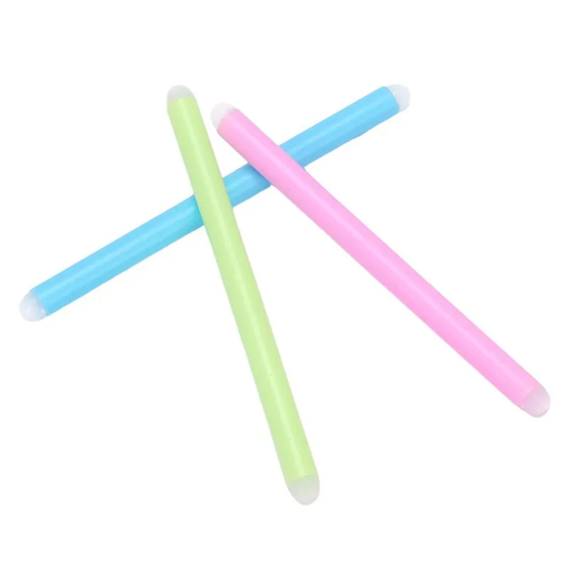 Manufacturer Direct Sales Wipe-Hot Erasable Double-Headed Silicone Head Pen Soft Rubber Eraser