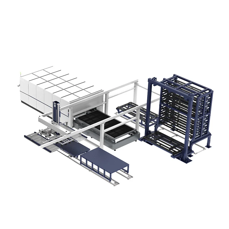 Automatic sheet metal storage system, tower silo, fully automatic storage of sheet metal, fully automatic shelves