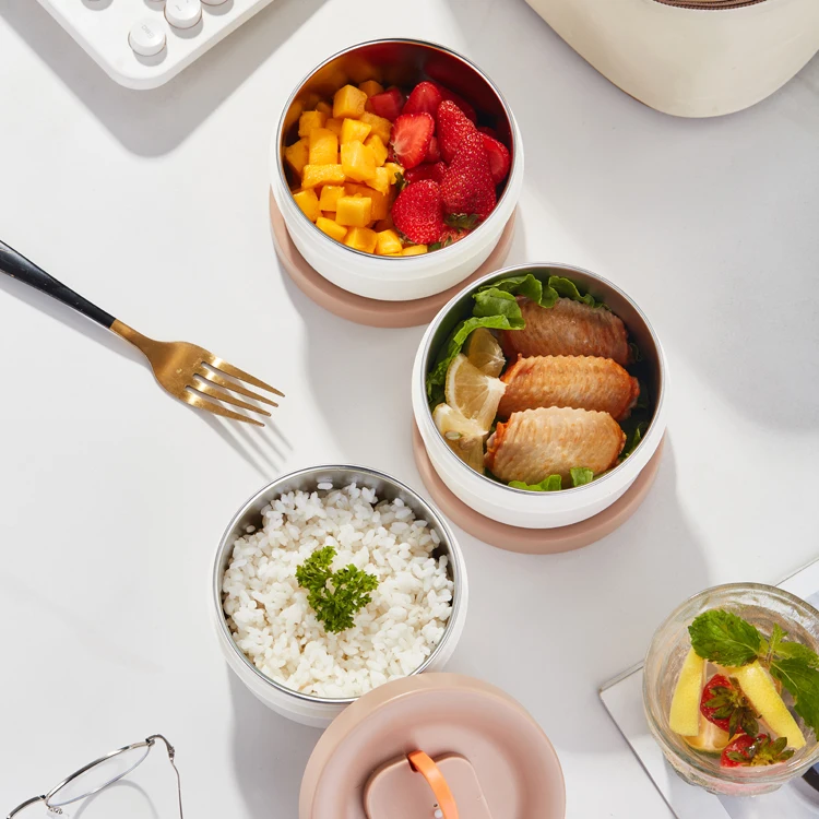 Stainless Steel Food Carrier Container Eco-Friendly Bento Box Multi-Layer Tiffin Box Lunch Box With Insulation Bag