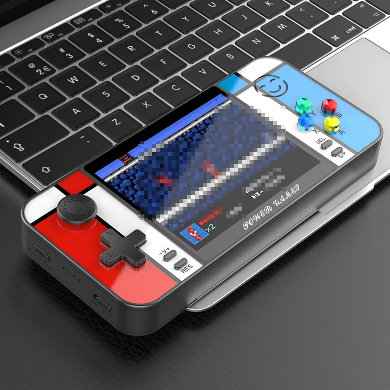 D41 Portable Game Console With Power Bank 8000Mah Capacity Multi-function handheld Retro Game Console Support 2 Players