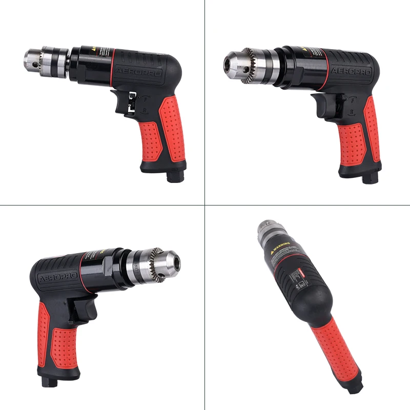 AEROPRO AP17101 3/8 Inch 1800RPM High-speed Pneumatic Reversible Drill Type Pistol Air Powered Drills