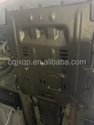 JUNXI 3D Magnesium Aluminum Alloy Engine Gear Box Skid Plate Car Bottom Cover Plate fit for Giulia