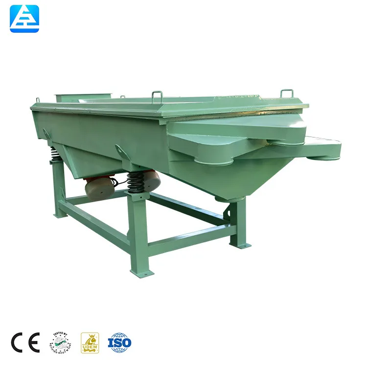 Linear Vibration Screen Sifter Machine Creditable For Welding Rod Powder Linear Vibrating Screen Lesintor