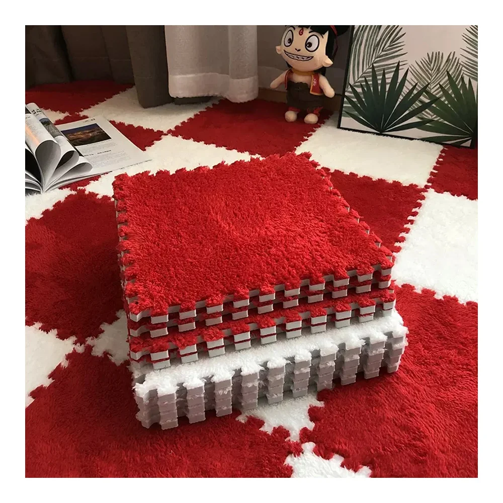 Small MOQ Online Hot Selling Ready Goods Machine Washable Puzzle Floor Mat