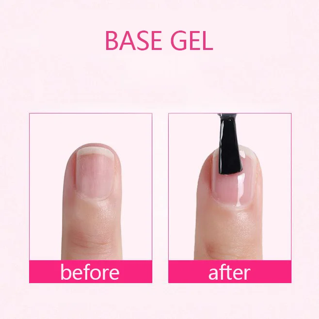  Good Quality Rubber Base Coat Nail Polish Uv Gel Led Nails