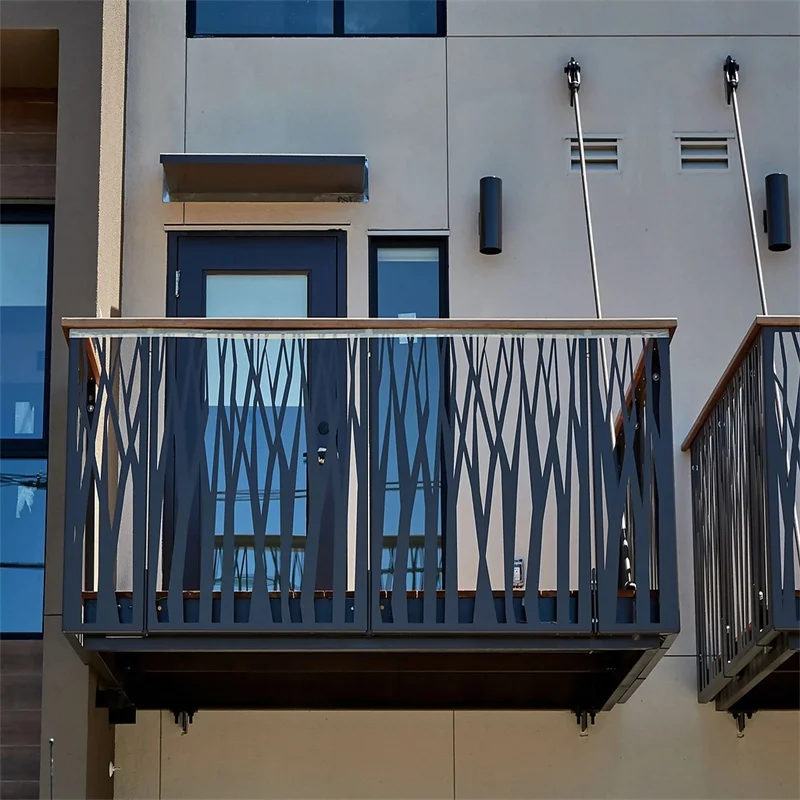 Easily Assembled High Quality Laser Cut Metal Fence Privacy Panels For Outdoor Garden Fencing