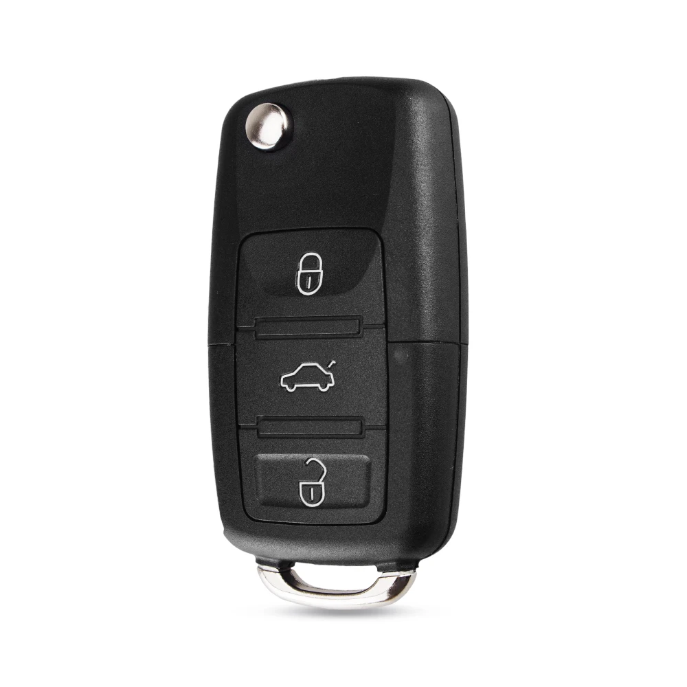 Складной автомобильный ключ KEYYOU 3 кнопки сменный Корпус для Volkswagen MK4 Bora Golf 4 5 6 Passat Polo Touran без