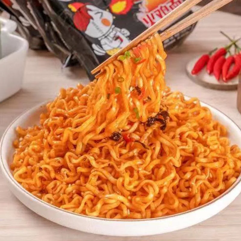 instant  Noodles HALAL FOOD ramen Wholesale  Hot  Spicy Chicken Flavo