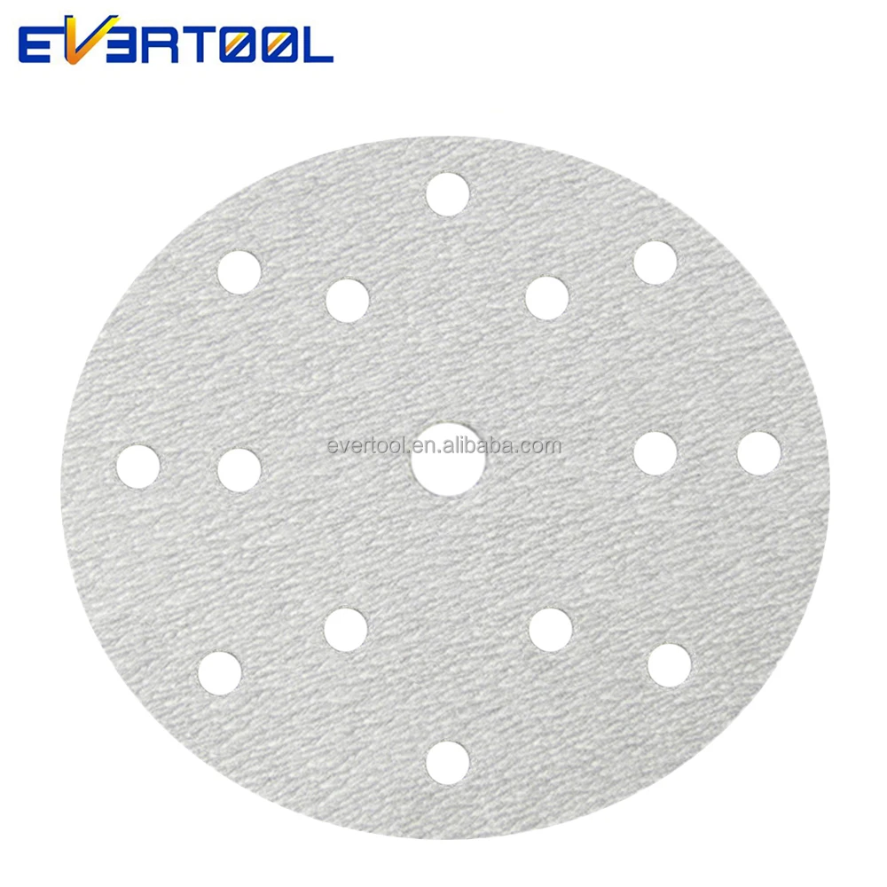 EVERTOOL Sanding Disc Orbit Hook&Loop Woodworking Sander Sand Paper Discs Grit Sand