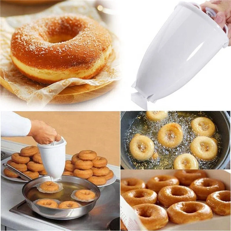 2020 Good Quality Donut Maker Dispenser Doughnut Maker Artifact Fry Donut Mould Waffle Doughnut Cake Mould