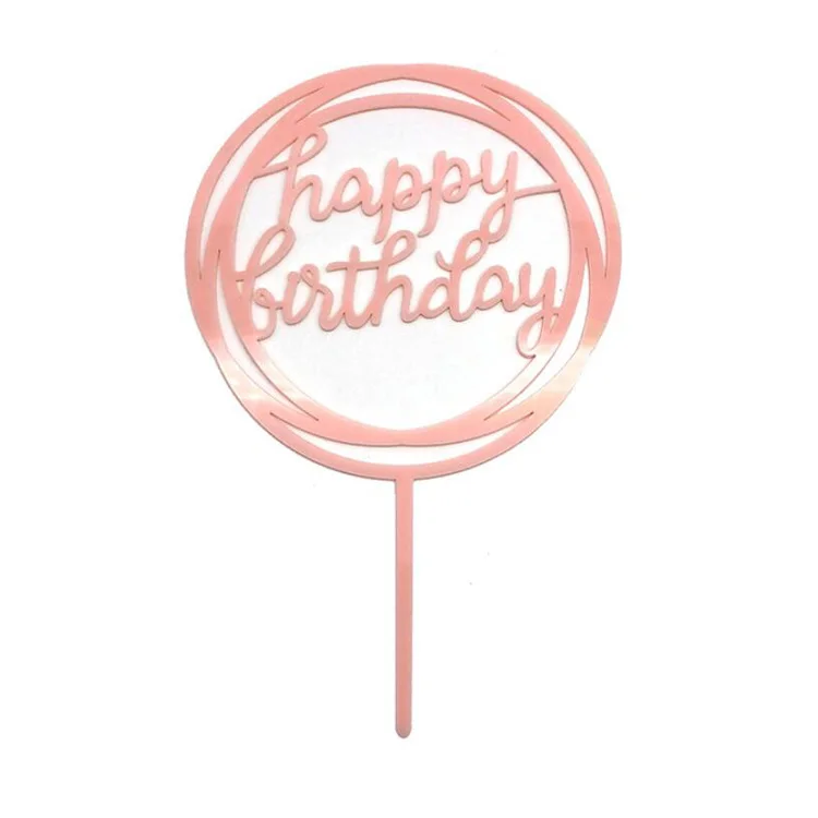 XINLU различные цвета, Топпер для торта на день рождения, акриловые буквы, золотые, серебряные, синие украшения для торта на день рождения, товары для вечеринок