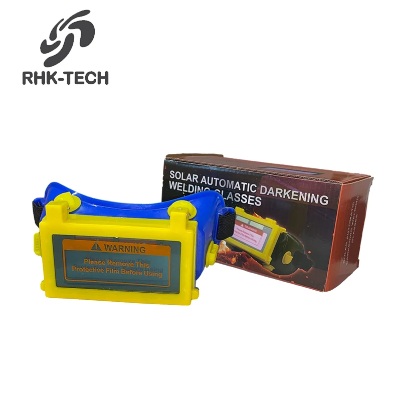 RHK OEM Промышленный кожаный чехол из искусственной кожи (глаз защитная маска для лица солнечный автоматический Солнечный затемнение сварочные очки