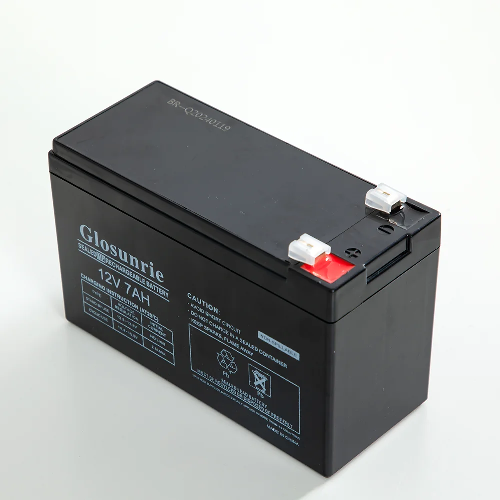 BR Solar Multi Functional Agm Ups Battery Deep Cycle  Battery Lead Acid Battery 12v 7ah for Lighting System