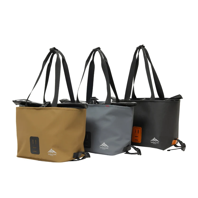2 In 1 Outdoor Camping Bicycle Shoulder Bag Customized Waterproof Hypalon Bike Travel Storage Bag